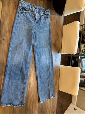 Old Navy Women's Wide-Leg Blue Denim Jeans